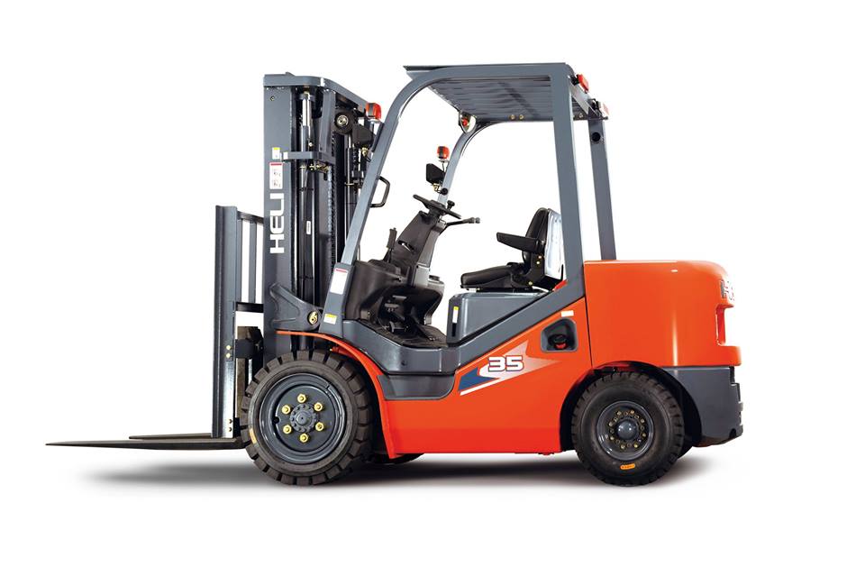 Xe nâng Diesel HELI H series CPCD35 - tải trọng nâng 3,5 tấn