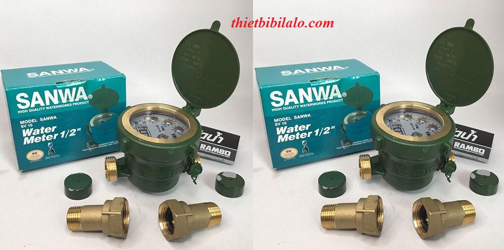 Cần bán đồng hồ nước Sanwa DN100 chính hãng tại KCN Hải Phòng