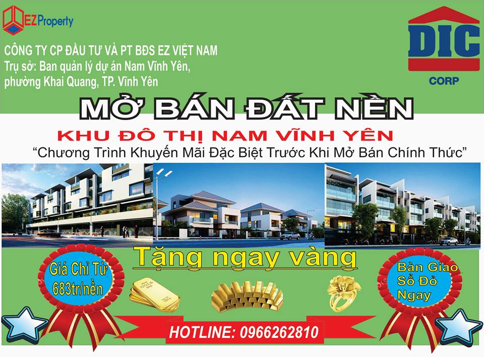 khu đô thị Nam Vĩnh Yên