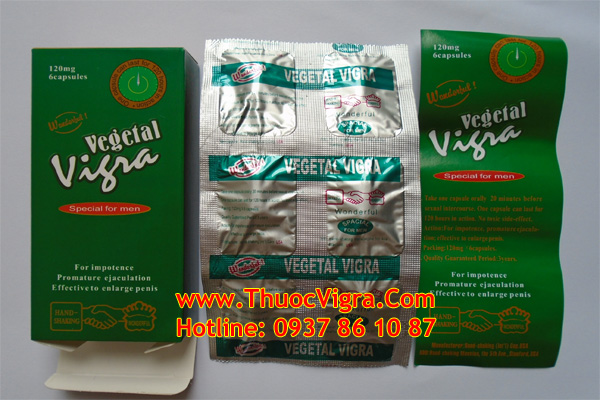 Thuốc viagra thảo dược - Vegetal Vigra 120mg
