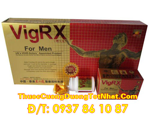 VigRx For Men Thuốc kéo dài thời gian cương cứng, thuốc ngăn xuất tinh sớm