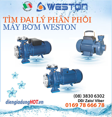 Ra mắt máy bơm nước WESTON công nghệ Ý