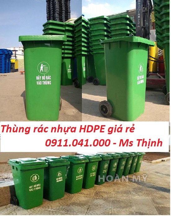 Thùng rác nhựa HDPE