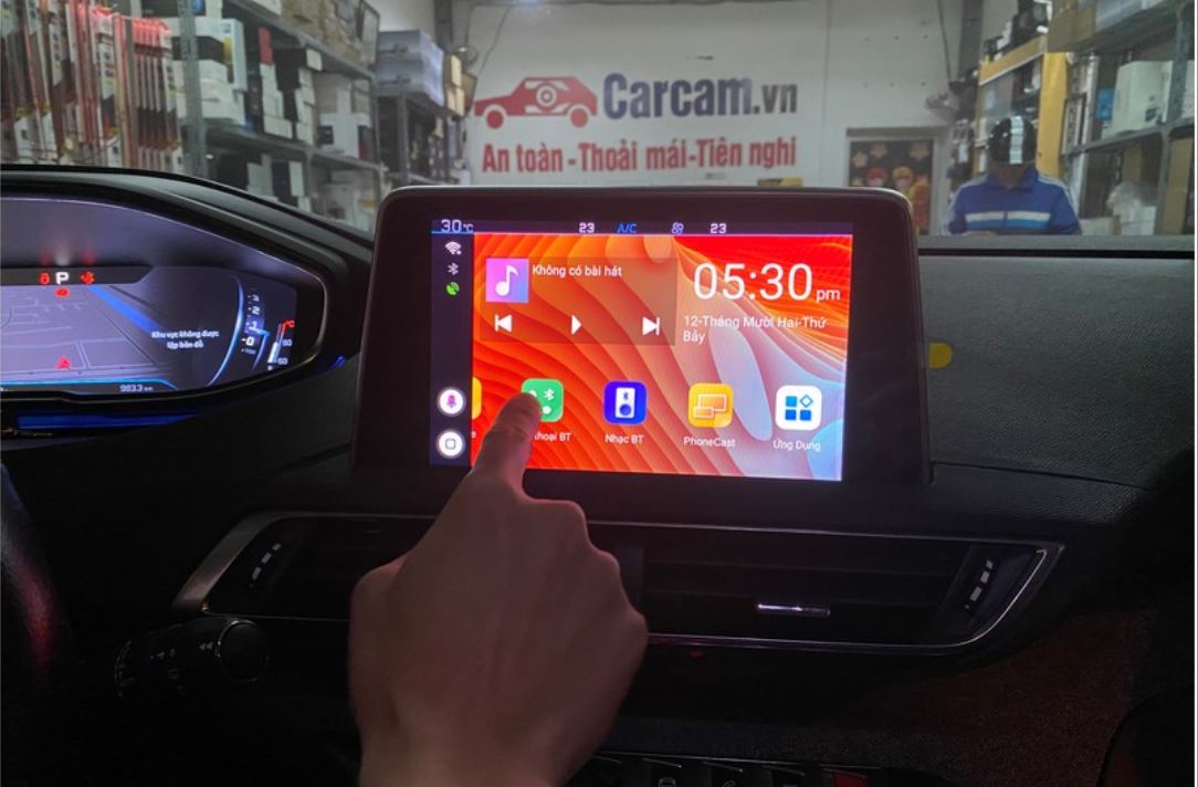 Carplay Android Box cho xe Peugeot đẳng cấp