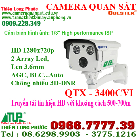 Camera hồng ngoại QTX-3400CVI